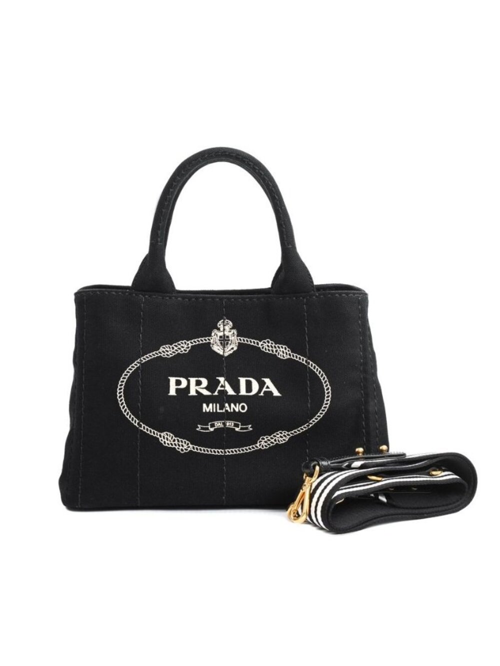 Prada Handbag Mini Canapa Tote - Picture 1 of 9